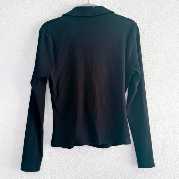 Boden Ruched Front Jersey Shirt Size 12R - Picture 10 of 16